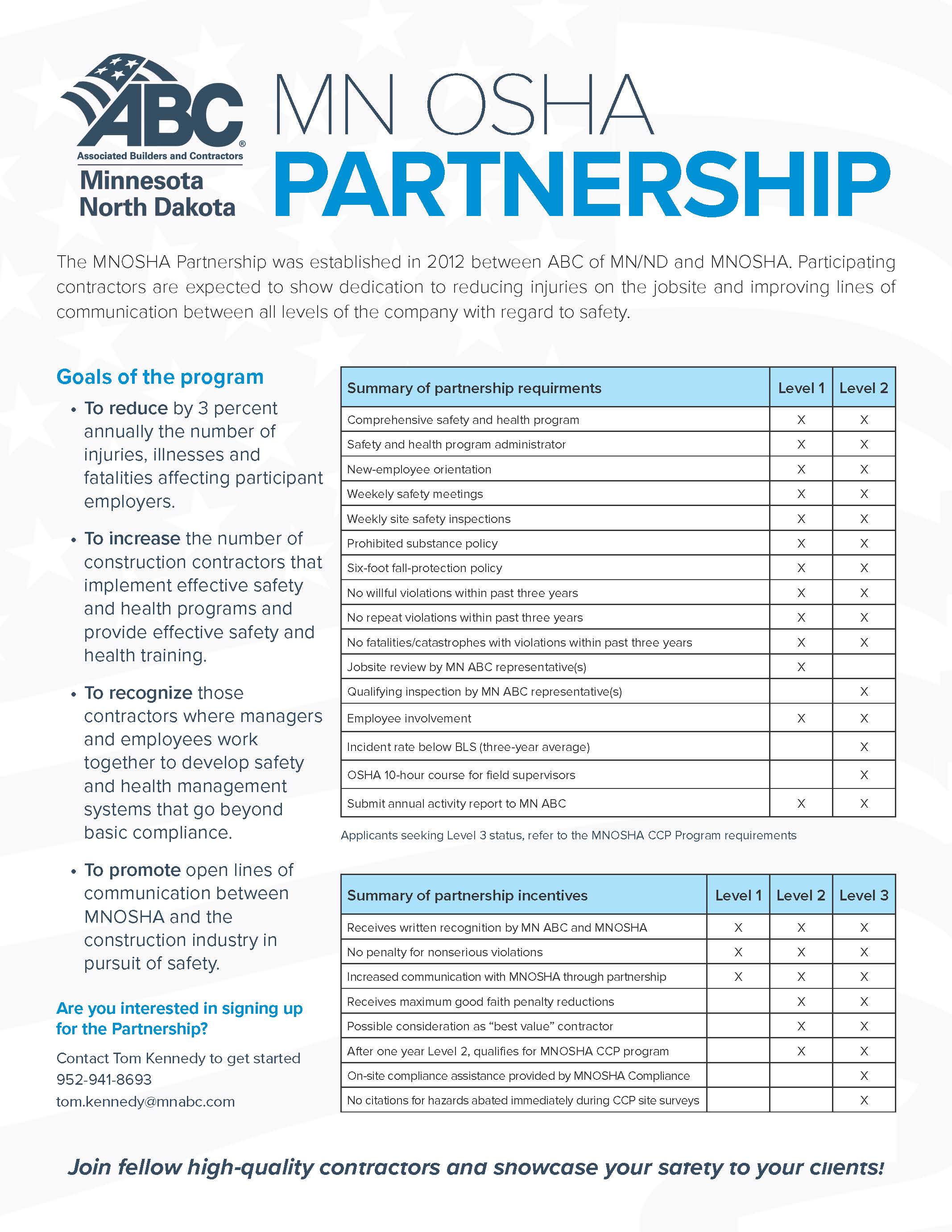 MNOSHA Partnership Flyer